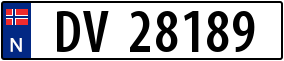 Truck License Plate